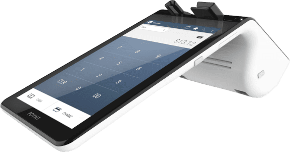 Machine featuring a credit card, ready for secure electronic transactions